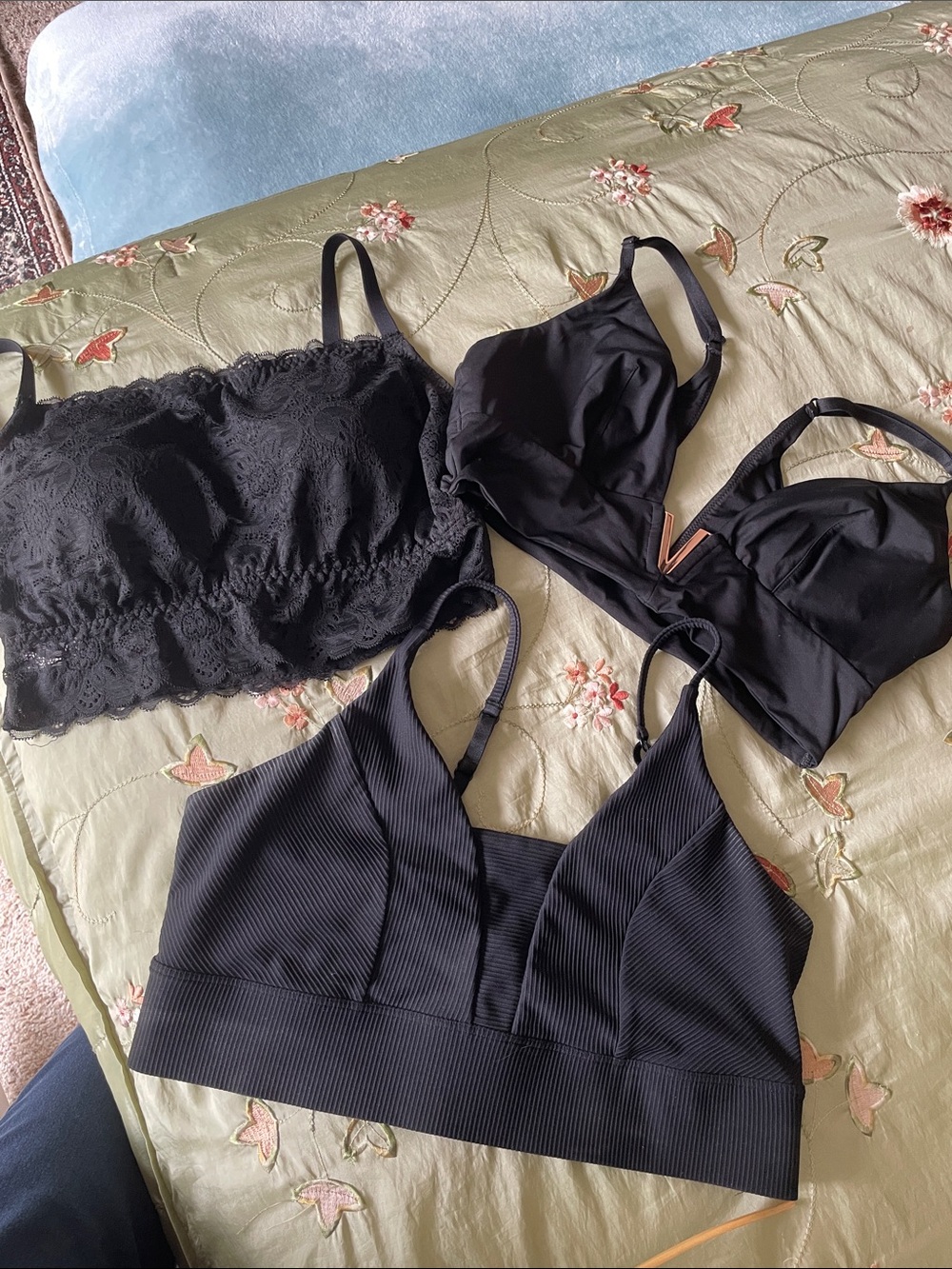 Black bra bundle Victoria's Secret Black Lace, Blake and Co. and Old Navy bras